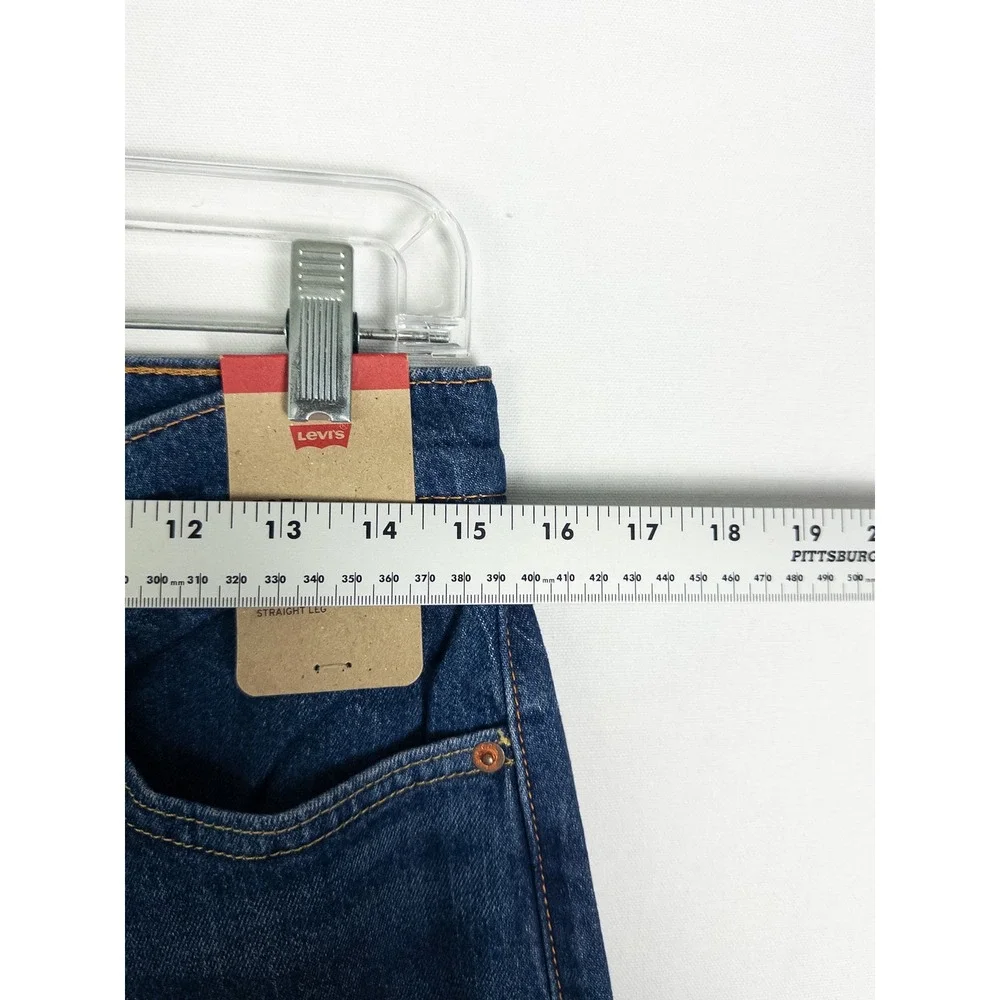 NWT Levi's 505 Regular Stretch Straight Leg Jeans Mens 30x32 Medium Blue Wash Cl
